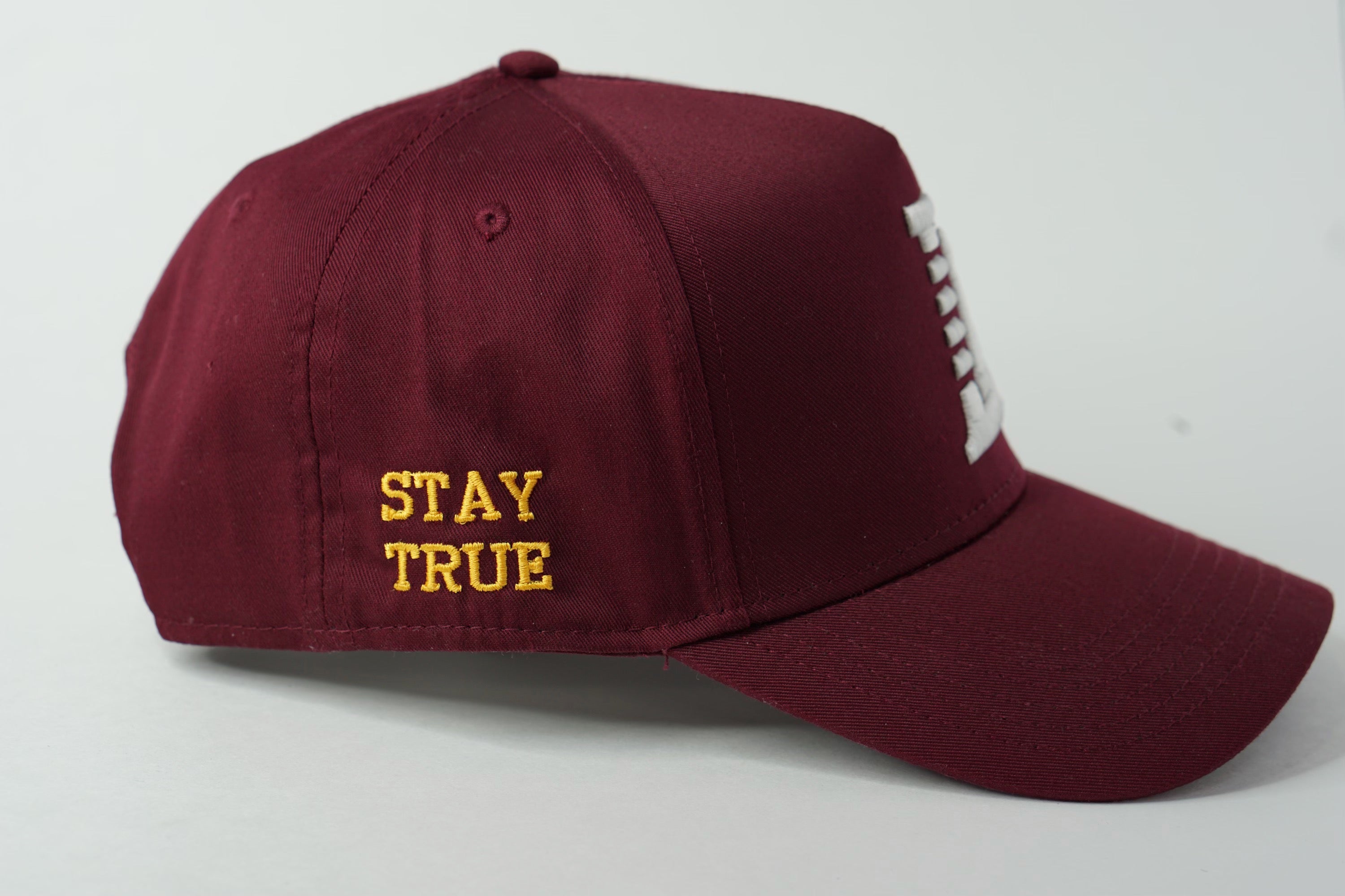 Burgundy LA hat
