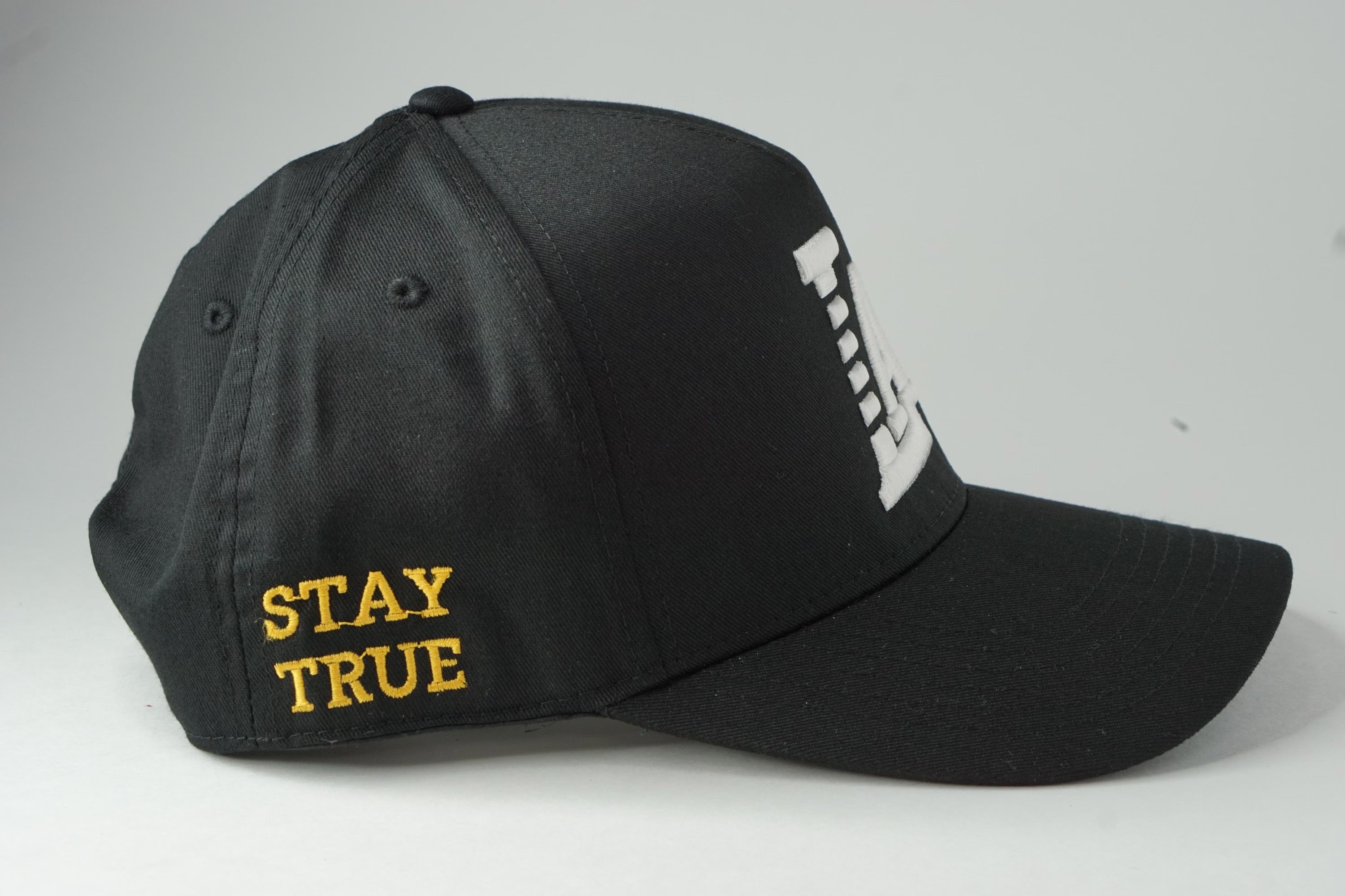 Midnight Black LA snapback hat