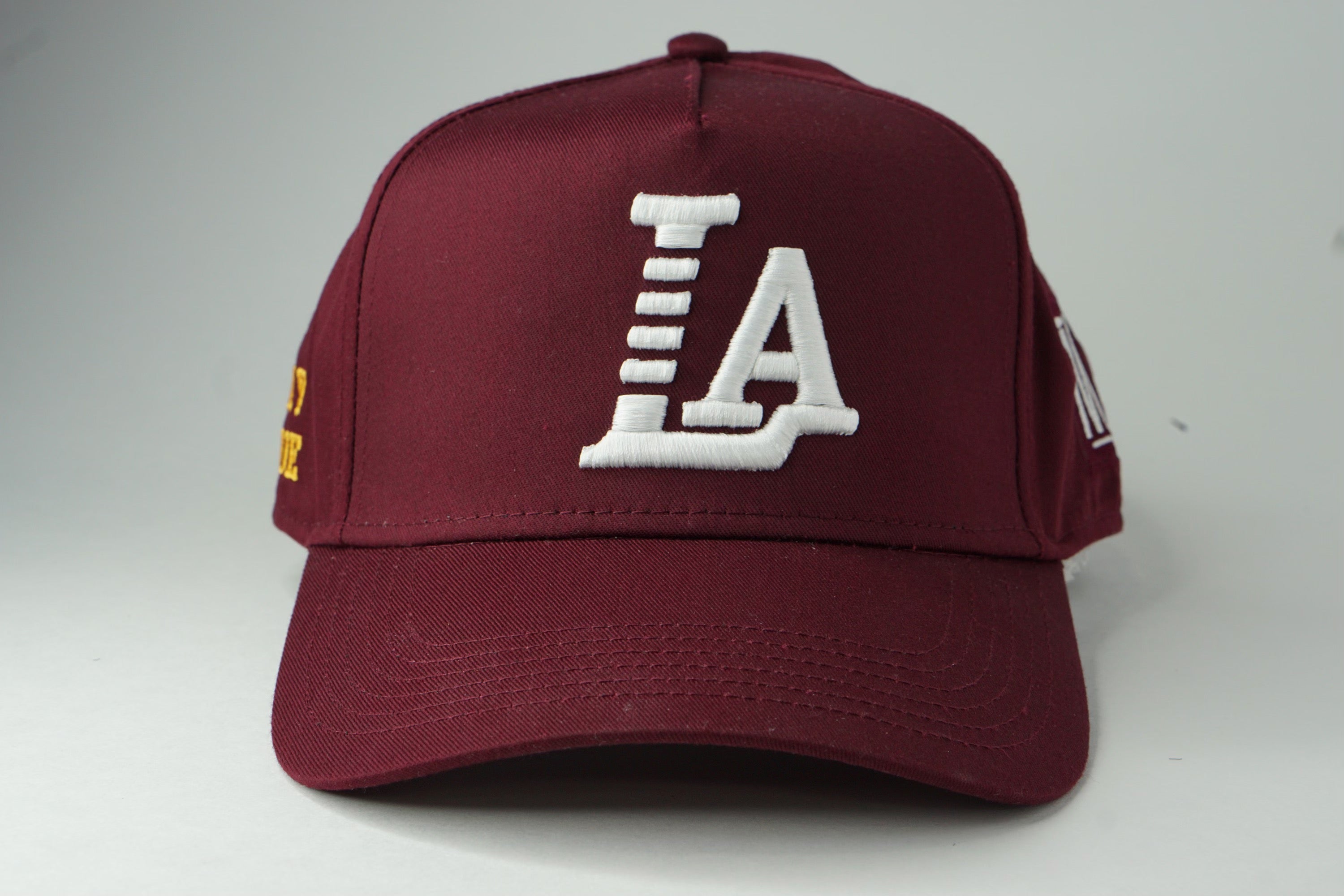 Burgundy LA hat