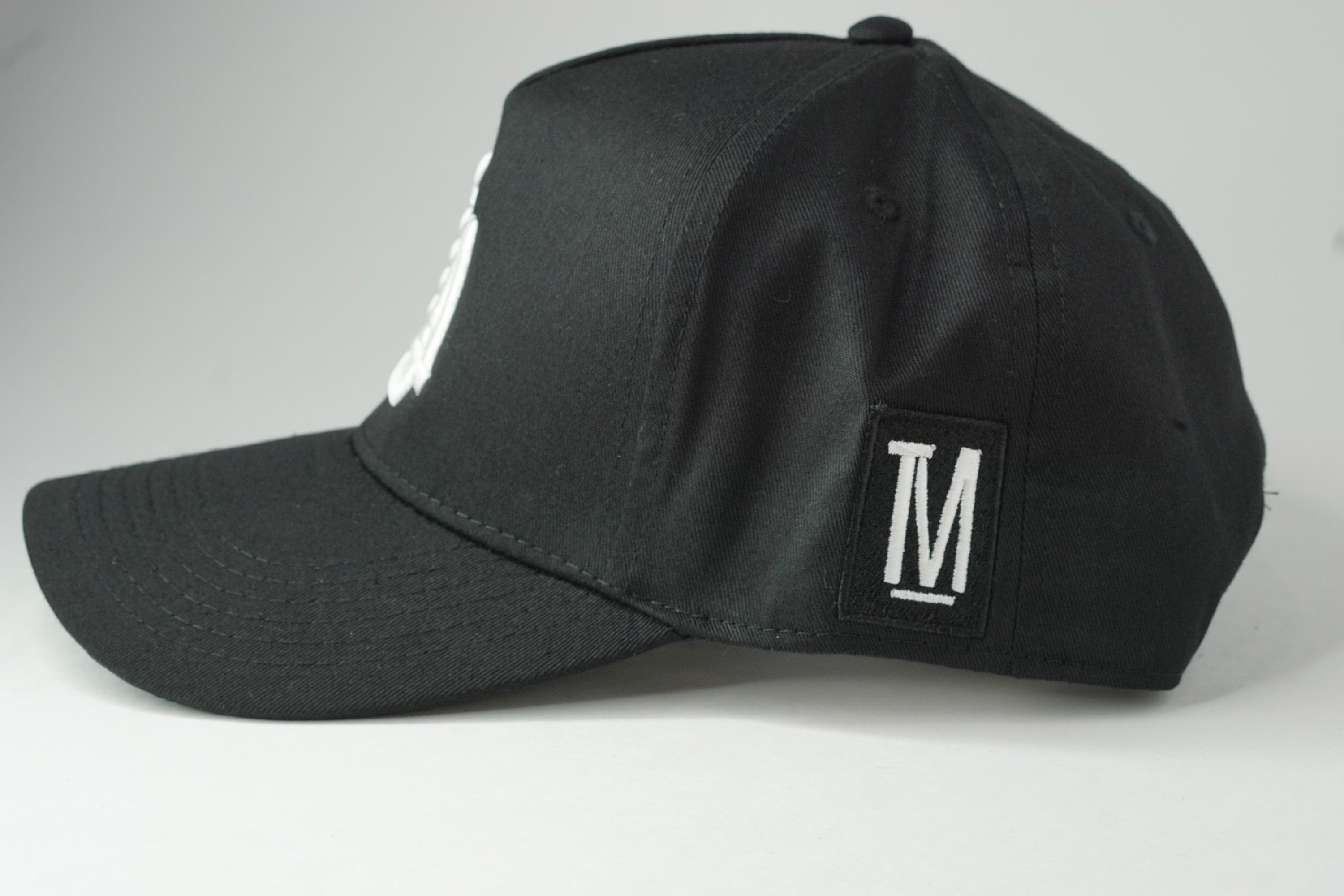 Midnight Black LA snapback hat